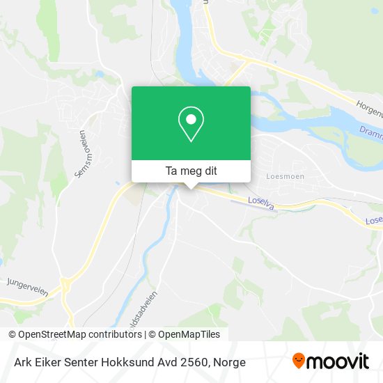 Ark Eiker Senter Hokksund Avd 2560 kart