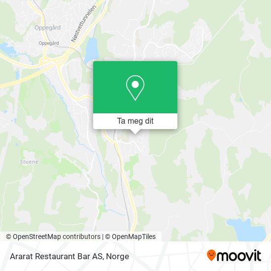 Ararat Restaurant Bar AS kart