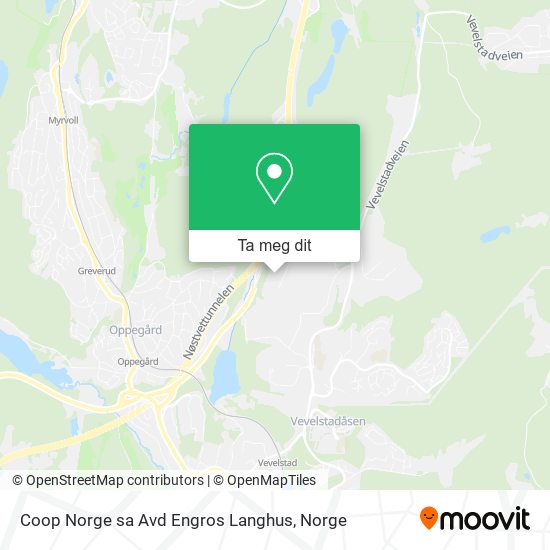 Coop Norge sa Avd Engros Langhus kart