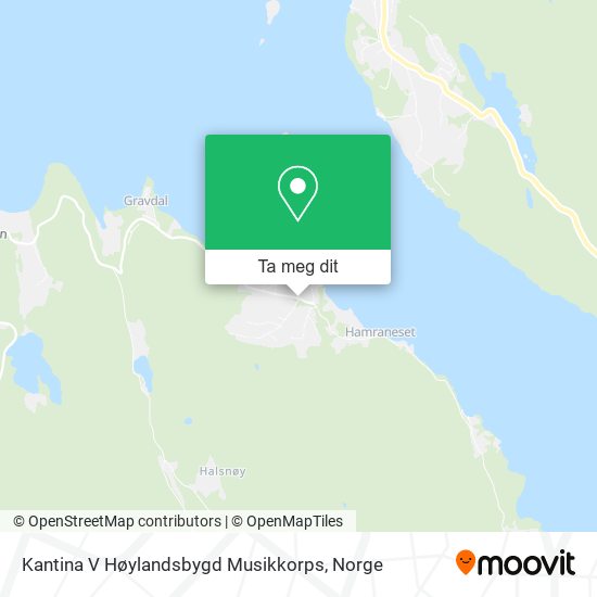 Kantina V Høylandsbygd Musikkorps kart