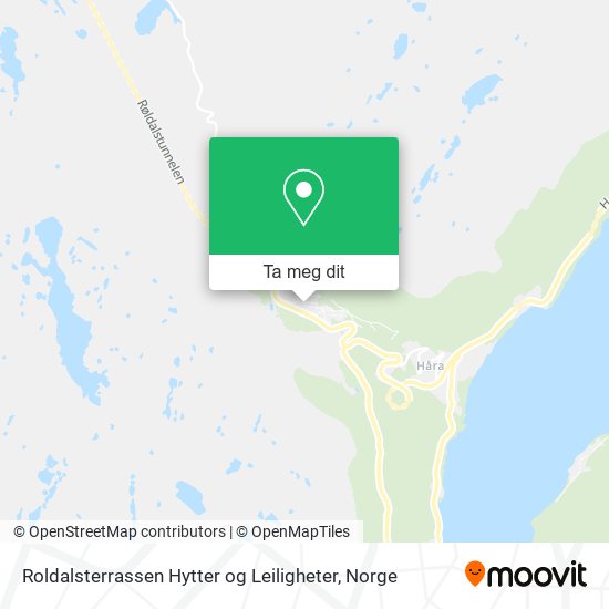 Roldalsterrassen Hytter og Leiligheter kart