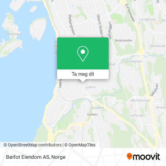 Bøifot Eiendom AS kart