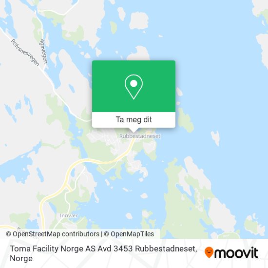 Toma Facility Norge AS Avd 3453 Rubbestadneset kart