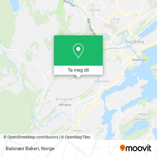 Balsnæs Bakeri kart