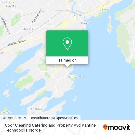 Coor Cleaning Catering and Property Avd Kantine Technopolis kart