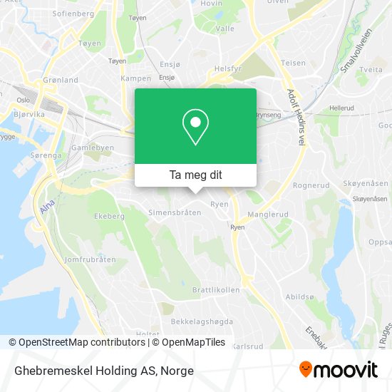 Ghebremeskel Holding AS kart
