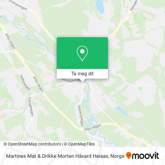 Martines Mat & Drikke Morten Håvard Heiaas kart