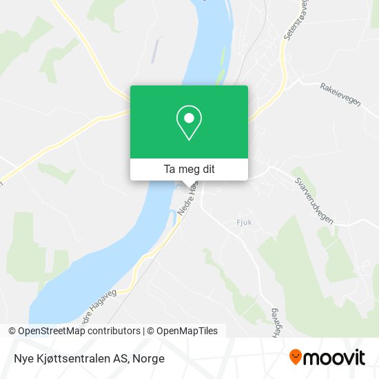 Nye Kjøttsentralen AS kart