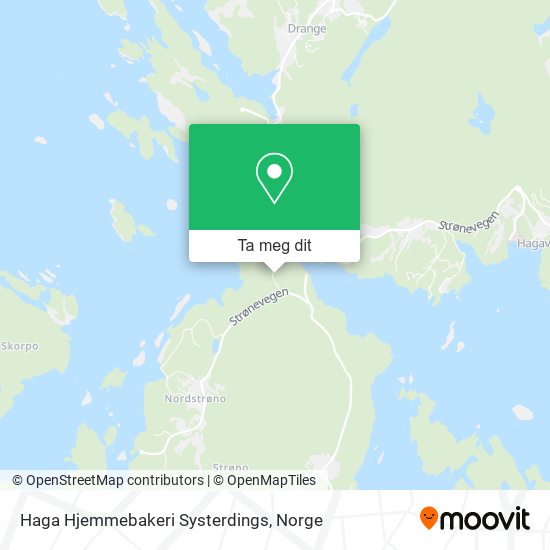 Haga Hjemmebakeri Systerdings kart