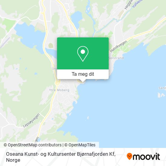 Oseana Kunst- og Kultursenter Bjørnafjorden Kf kart
