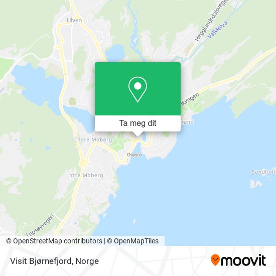 Visit Bjørnefjord kart