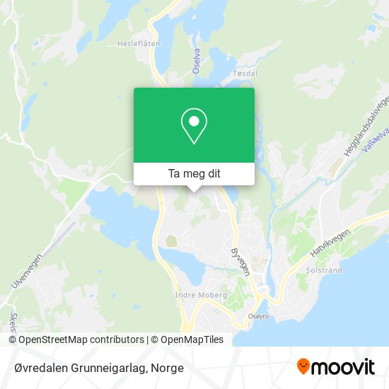 Øvredalen Grunneigarlag kart