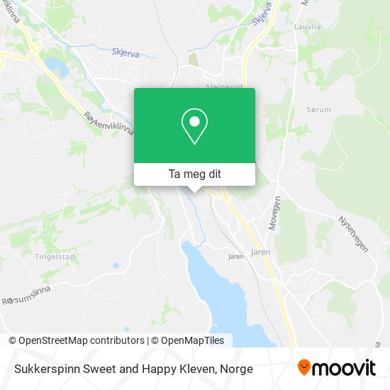 Sukkerspinn Sweet and Happy Kleven kart