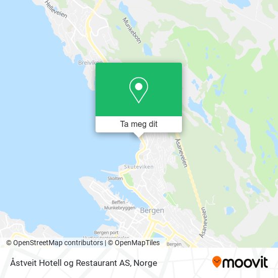 Åstveit Hotell og Restaurant AS kart