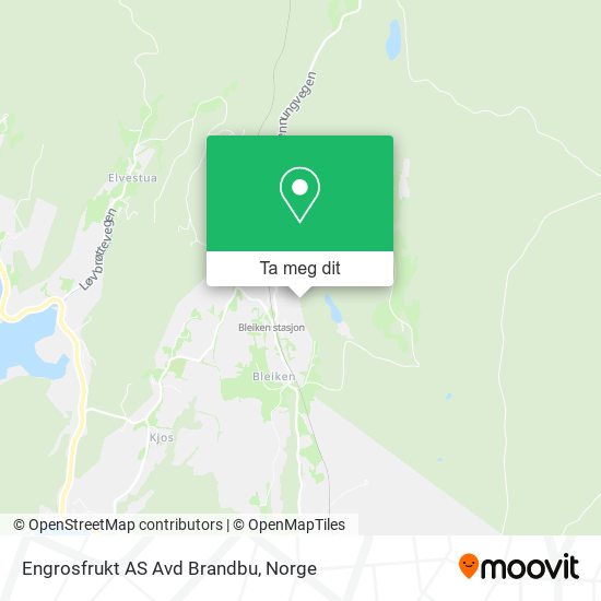 Engrosfrukt AS Avd Brandbu kart