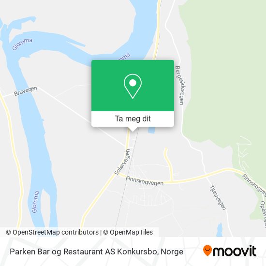 Parken Bar og Restaurant AS Konkursbo kart