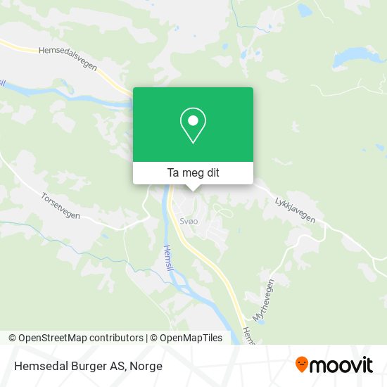 Hemsedal Burger AS kart