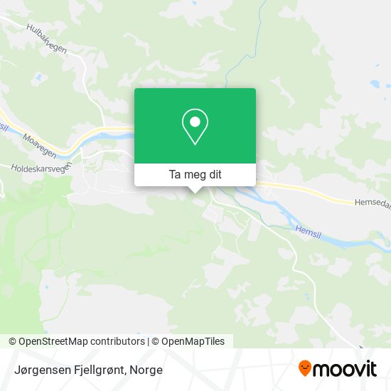 Jørgensen Fjellgrønt kart