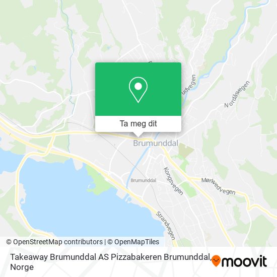 Takeaway Brumunddal AS Pizzabakeren Brumunddal kart