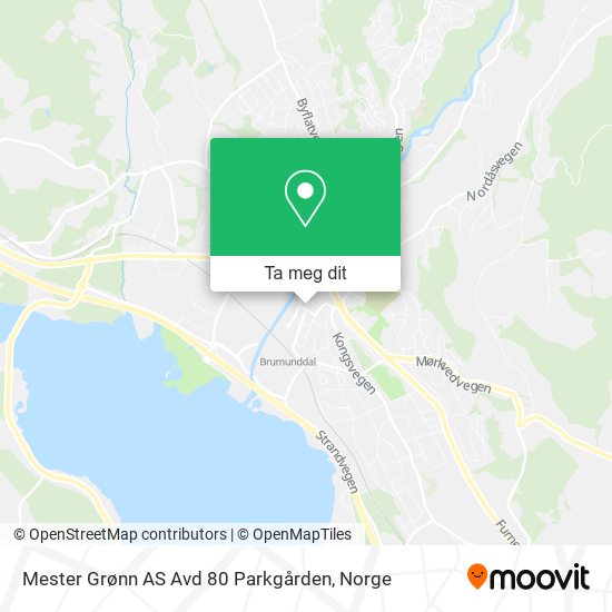 Mester Grønn AS Avd 80 Parkgården kart