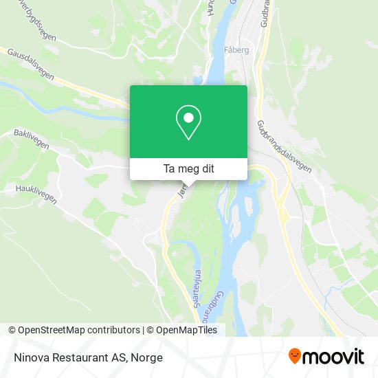 Ninova Restaurant AS kart