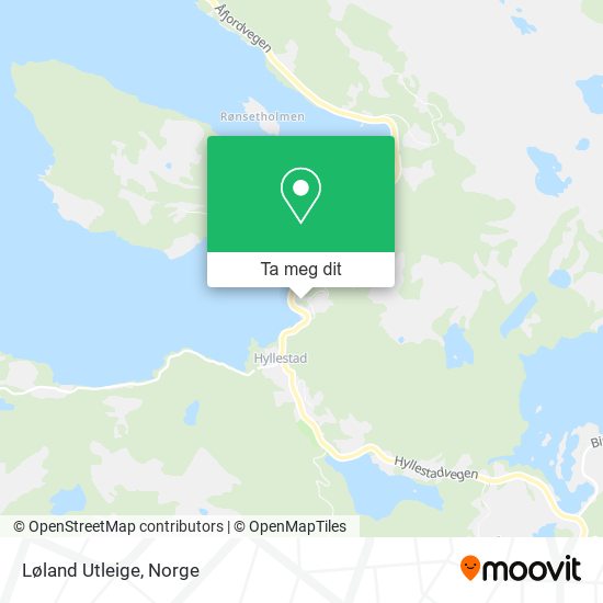 Løland Utleige kart