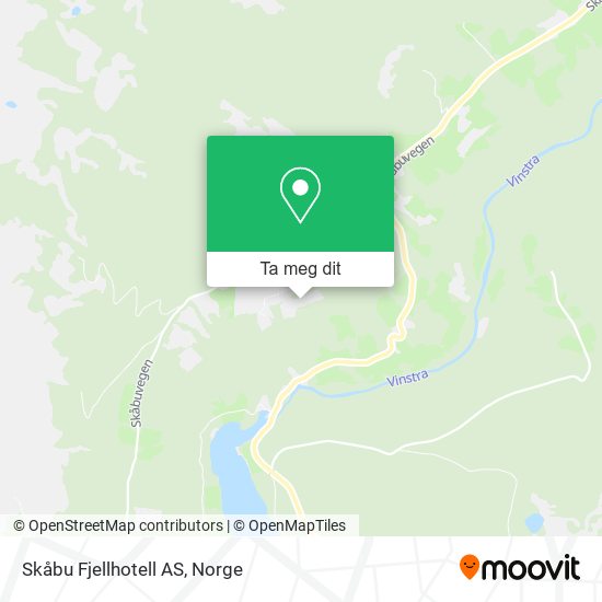 Skåbu Fjellhotell AS kart