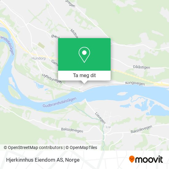 Hjerkinnhus Eiendom AS kart