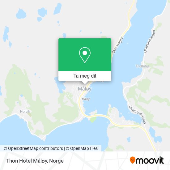 Thon Hotel Måløy kart