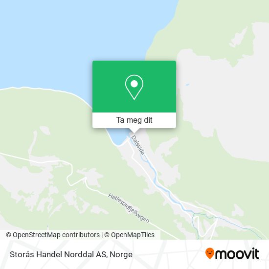 Storås Handel Norddal AS kart