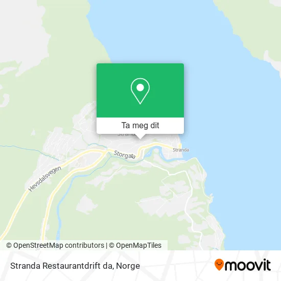 Stranda Restaurantdrift da kart