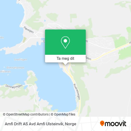Amfi Drift AS Avd Amfi Ulsteinvik kart