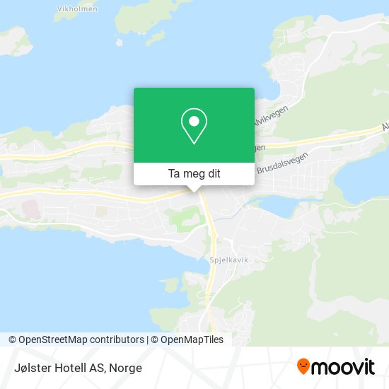 Jølster Hotell AS kart