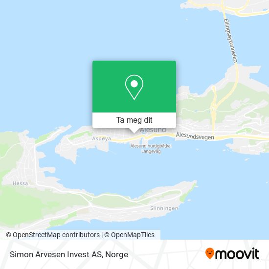 Simon Arvesen Invest AS kart
