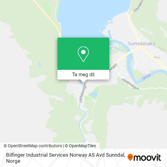 Bilfinger Industrial Services Norway AS Avd Sunndal kart
