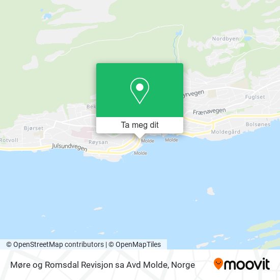 Møre og Romsdal Revisjon sa Avd Molde kart