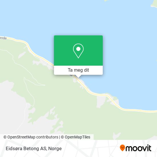 Eidsøra Betong AS kart