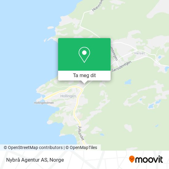 Nybrå Agentur AS kart