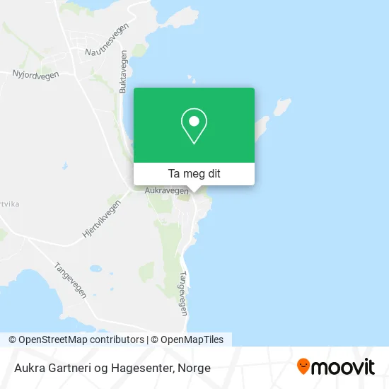 Aukra Gartneri og Hagesenter kart