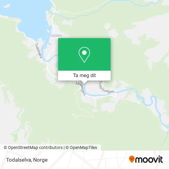 Todalselva kart