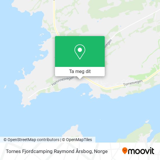 Tornes Fjordcamping Raymond Årsbog kart