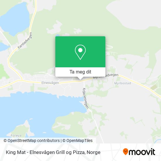King Mat - Elnesvågen Grill og Pizza kart