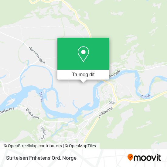 Stiftelsen Frihetens Ord kart