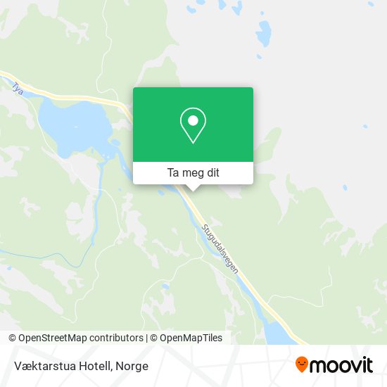 Væktarstua Hotell kart