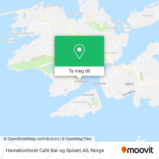 Havnekontoret Café Bar og Spiseri AS kart