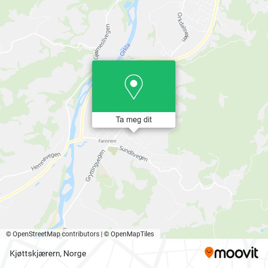 Kjøttskjærern kart