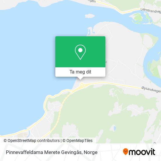 Pinnevaffeldama Merete Gevingås kart
