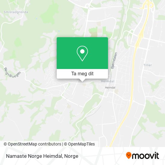 Namaste Norge Heimdal kart