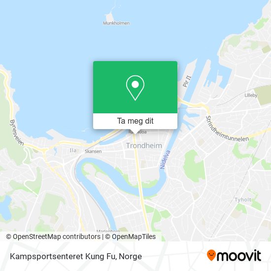 Kampsportsenteret Kung Fu kart