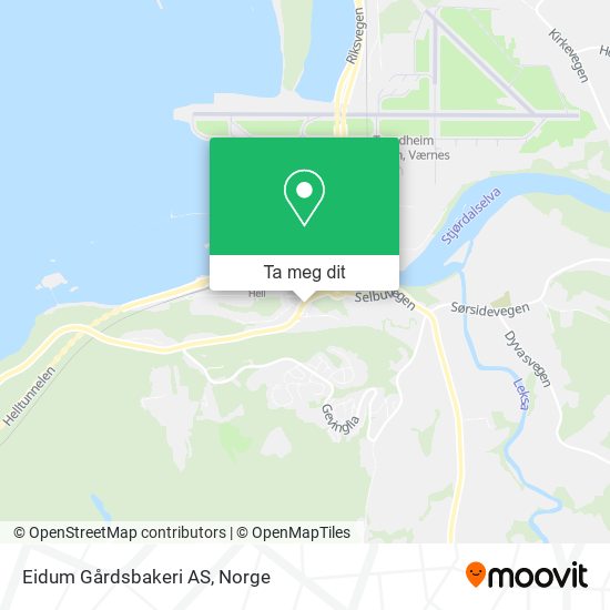 Eidum Gårdsbakeri AS kart
